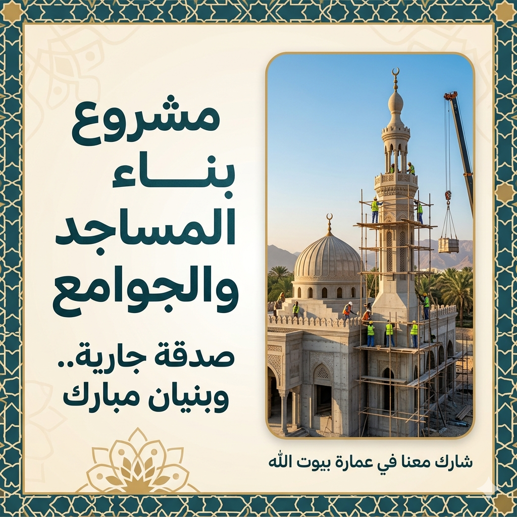 بناء المساجد والجوامع