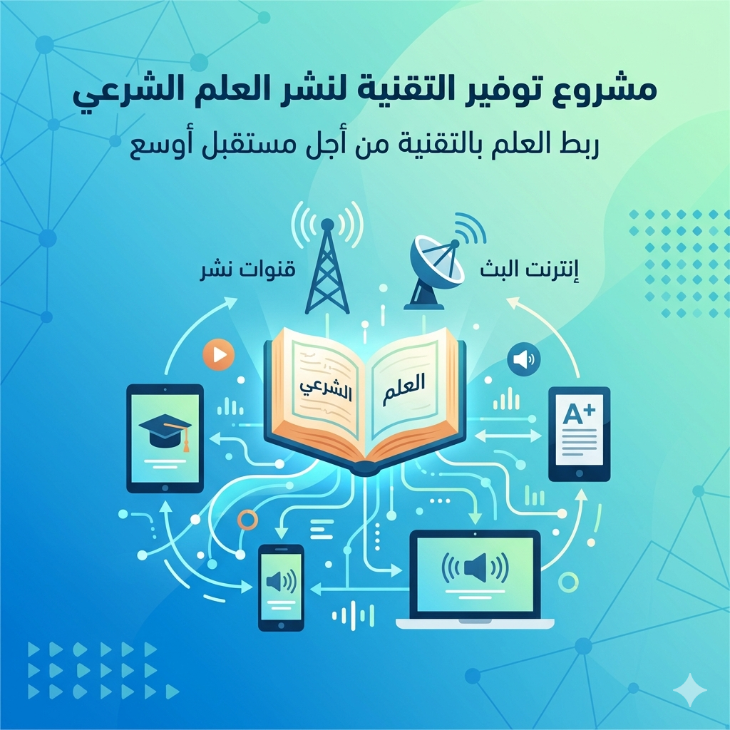 مشروع توفير التقنية لنشر العلم الشرعي